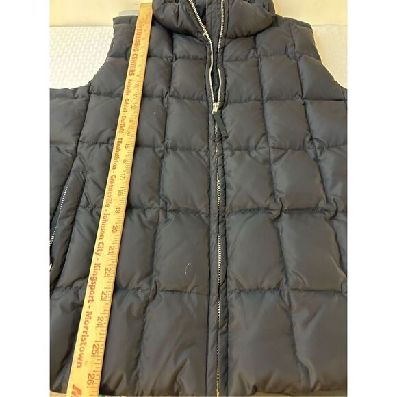 Gap puffer vest house down feathers nylon womens ? xl black unisex - Picture 5 of 7